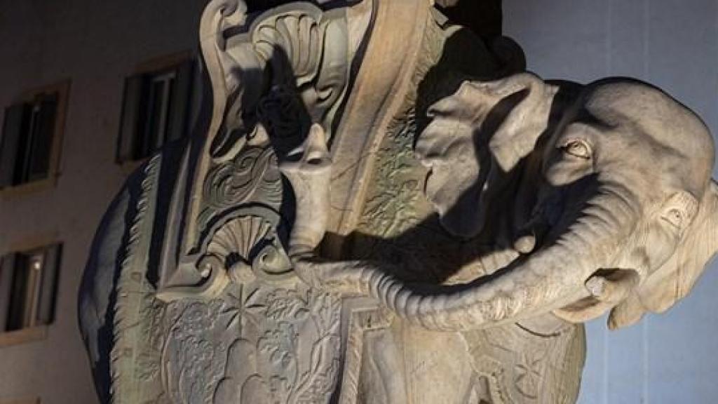 La escultura de Bernini, sin el colmillo desprendido. Foto: MASSIMO BARSOUM / EFF