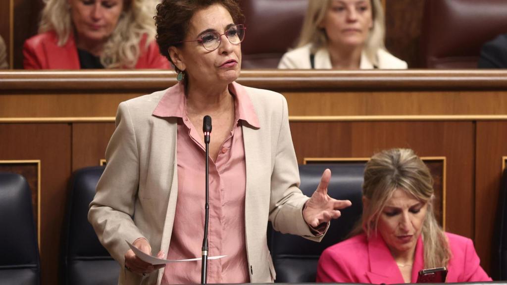 María Jesús Montero, ministra de Hacienda, en el Congreso de los Diputados.
