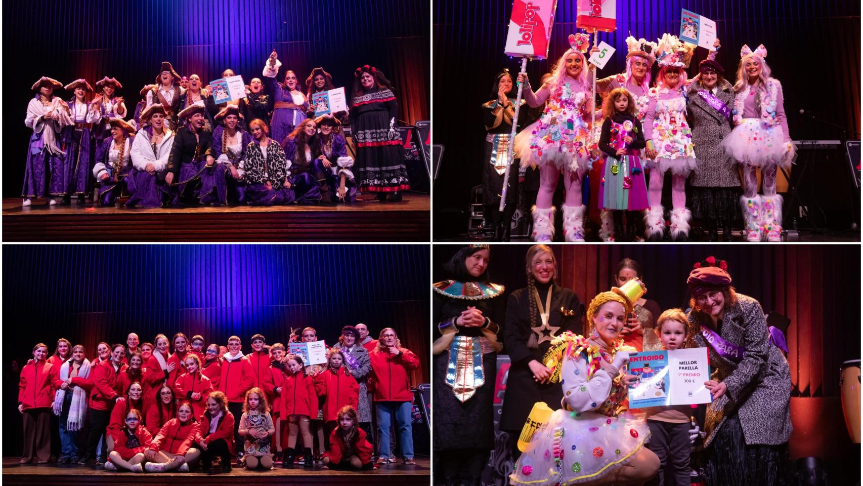 Estos son los ganadores del desfile de Carnaval 2026 de Santiago de Compostela de