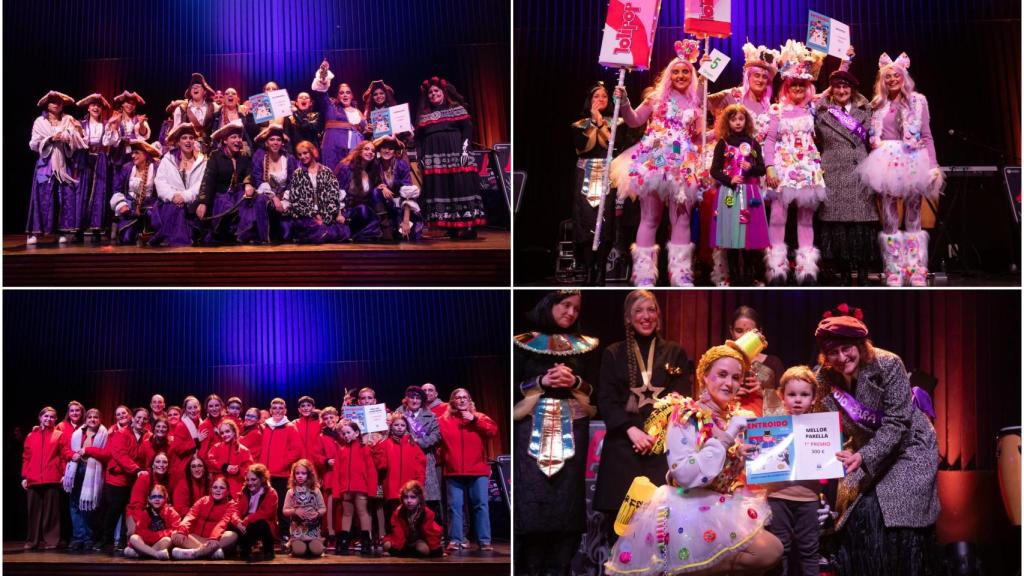 Estos son los ganadores del desfile de Carnaval 2026 de Santiago de Compostela de