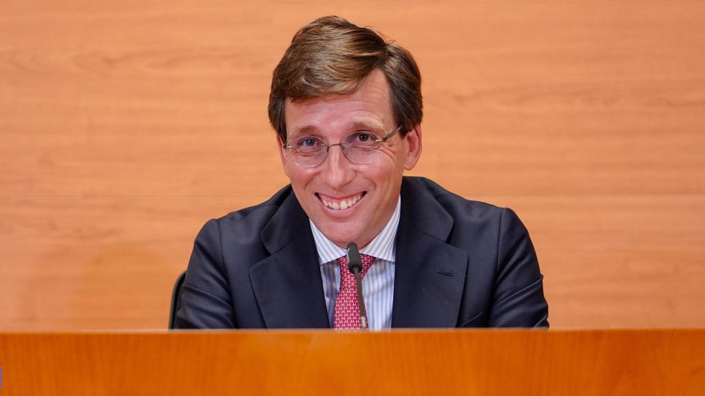 José Luis Martínez-Almeida durante una rueda de prensa.