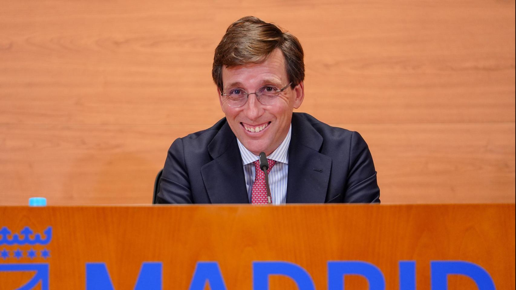 José Luis Martínez-Almeida durante una rueda de prensa.
