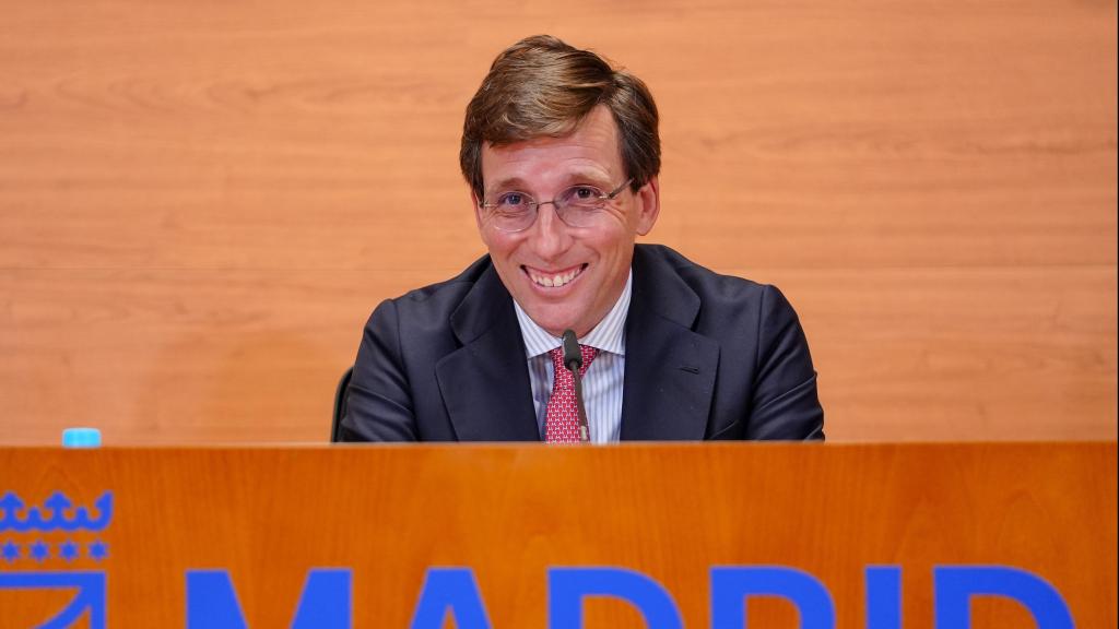 José Luis Martínez-Almeida durante una rueda de prensa.