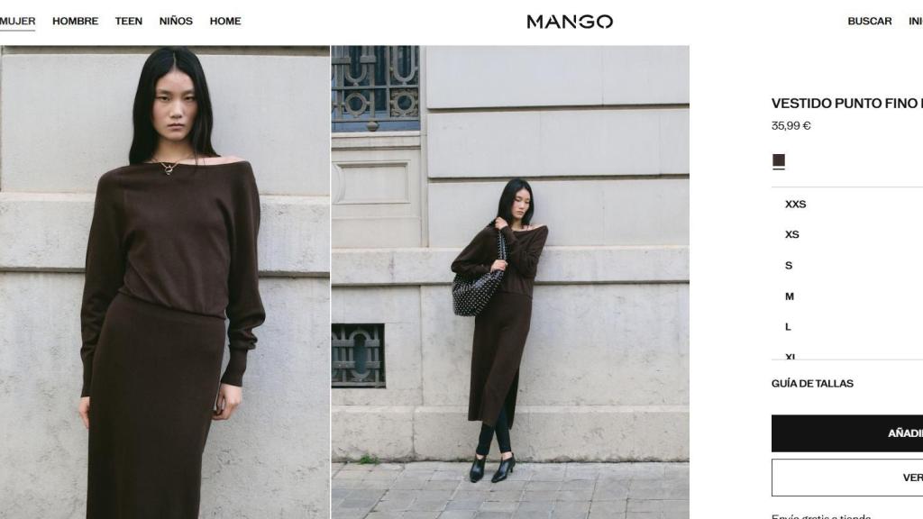 Vestido punto fino. REF. 27074083