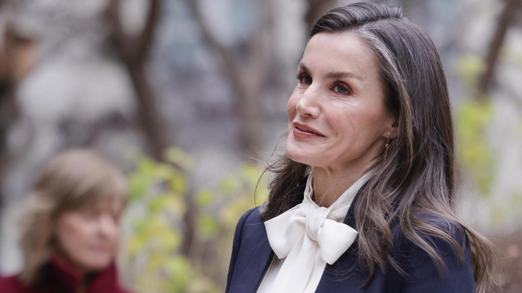 La reina Letizia en el Instituto Libre de Enseñanza de Madrid.