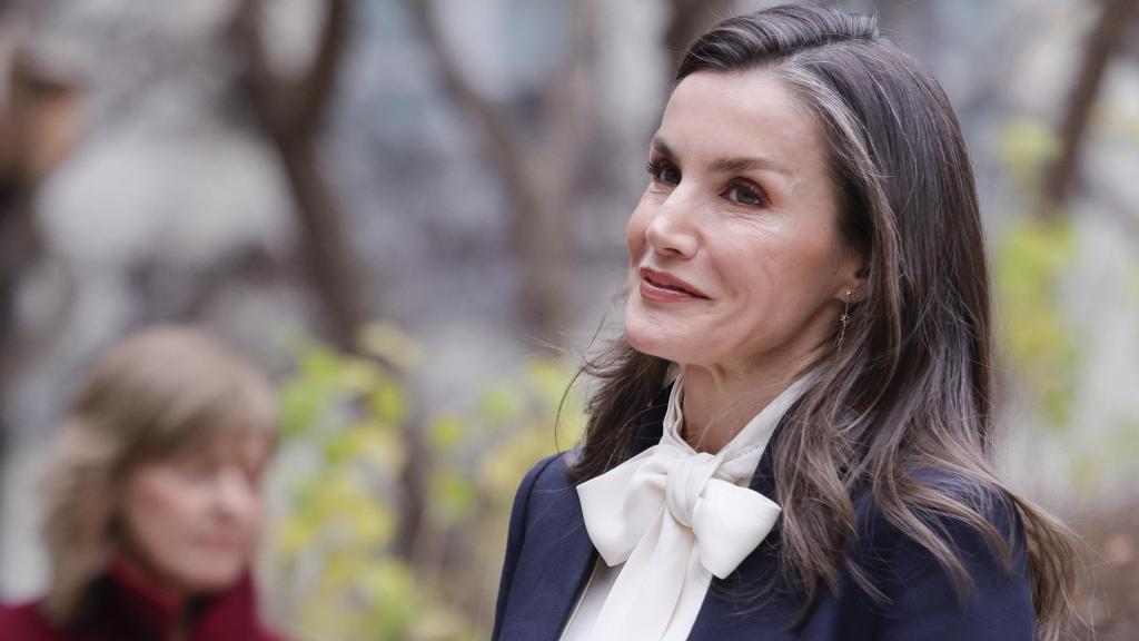 La reina Letizia en el Instituto Libre de Enseñanza de Madrid.