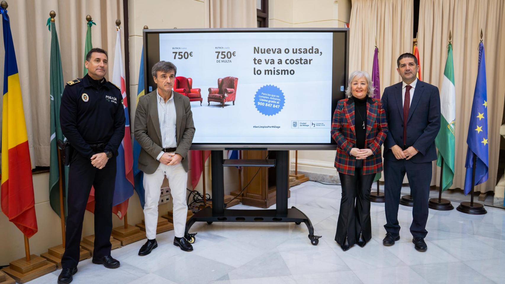 Imagen de la presentación de la campaña de concienciación de Limasam.