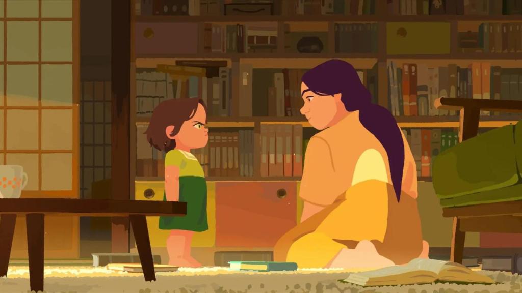 Amélie y Nishio-san, en un momento del filme.