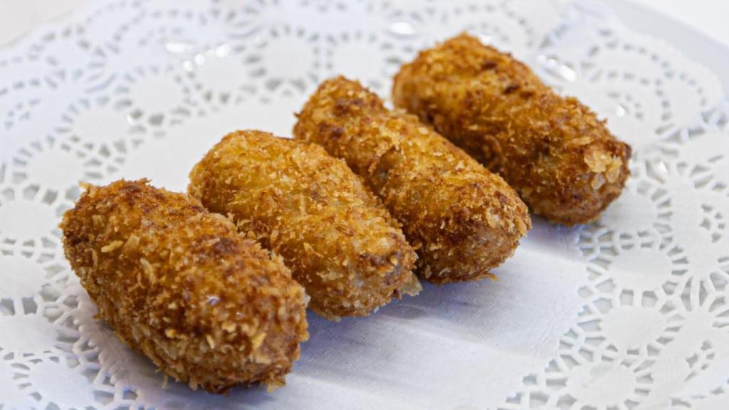Las croquetas artesanales del restaurante.