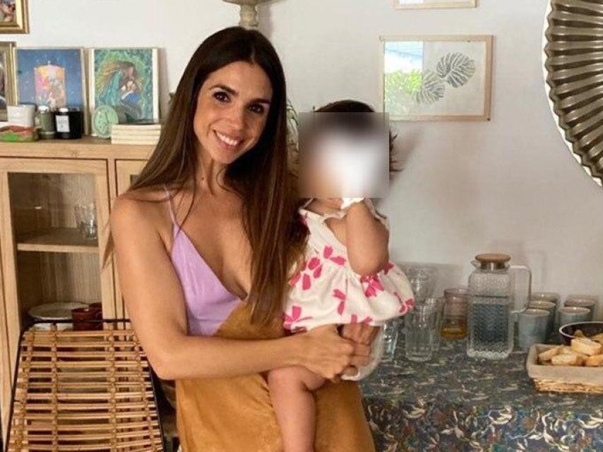 Elena Furiase, en su piso de Madrid.