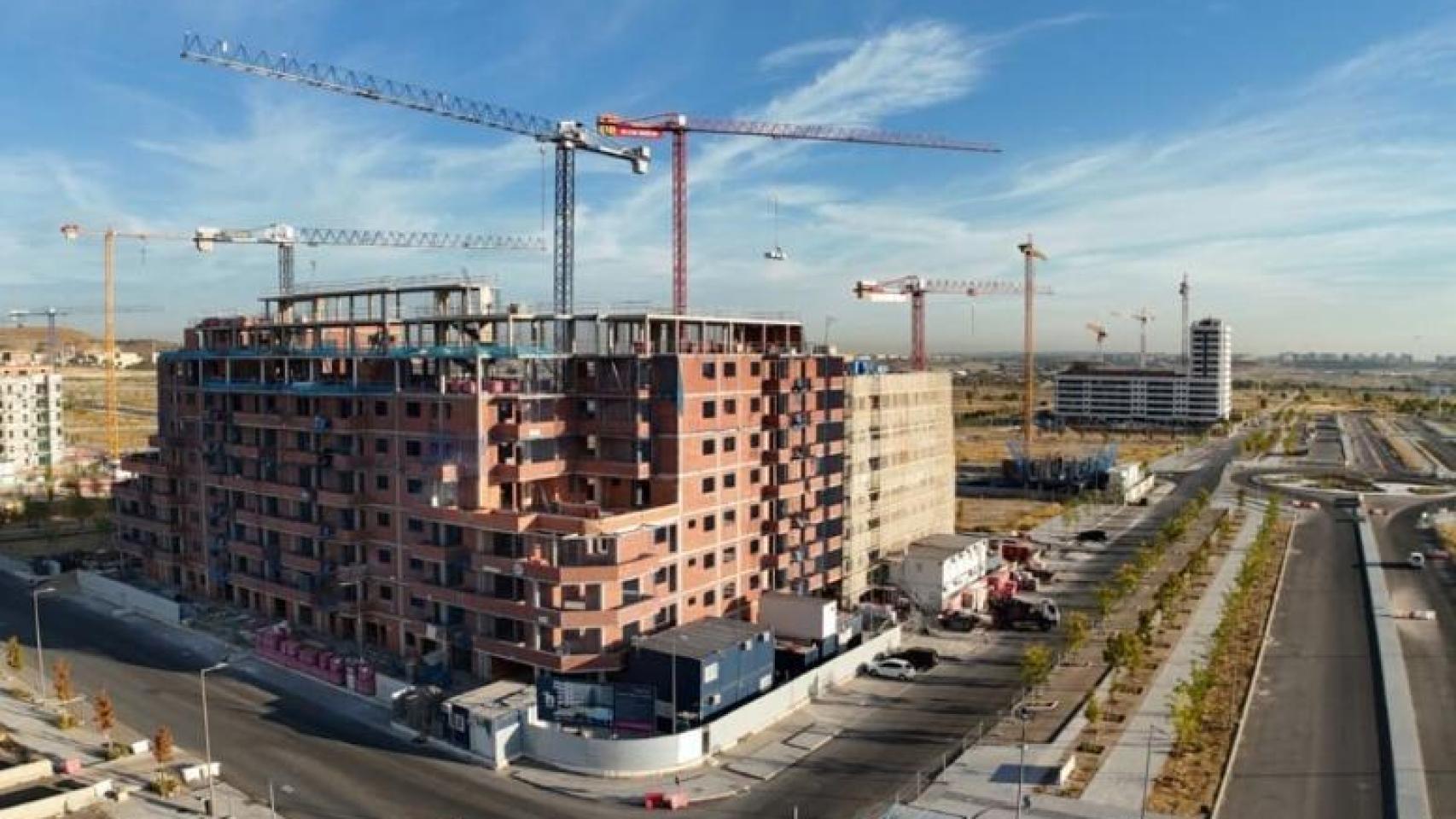 Construcción de viviendas en Los Berrocales