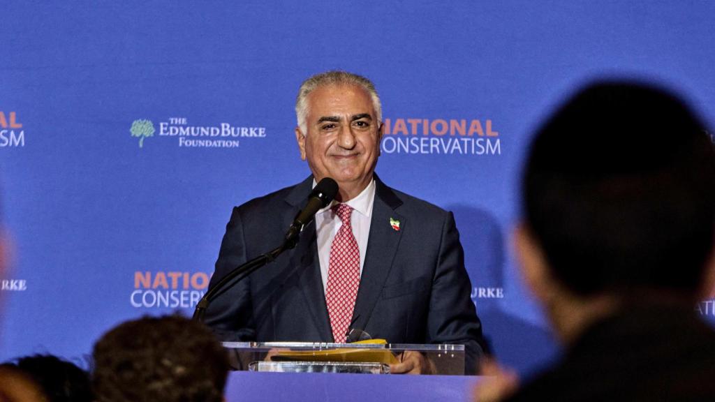 El heredero al trono iraní, Reza Phalavi.