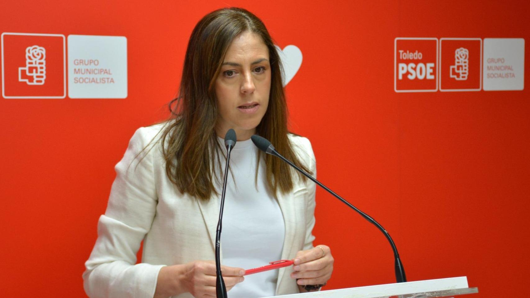 Noelia de la Cruz, líder de la oposición en el Ayuntamiento de Toledo.