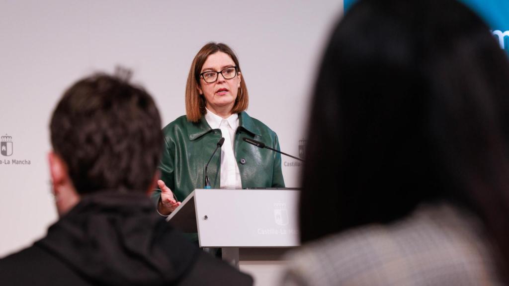 Esther Padilla, portavoz del Gobierno de Castilla-La Mancha.