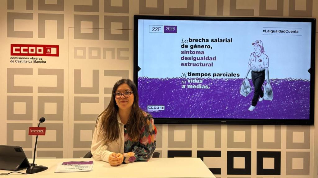 Ana Villaseñor, secretaria de Mujeres, Igualdad y Juventud de CCOO Castilla-La Mancha.