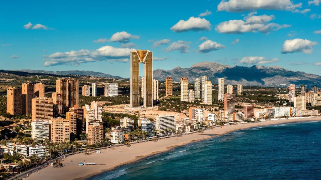 La ciudad de Benidorm.