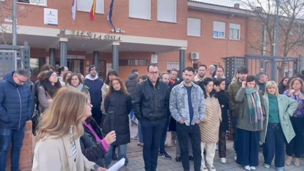 Concentración en Sonseca (Toledo). Foto: CSIF.