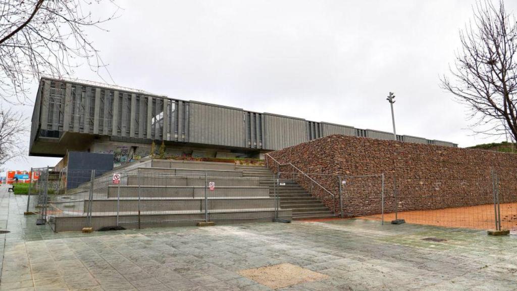 Muro de contención del Parque Nelson Mandela