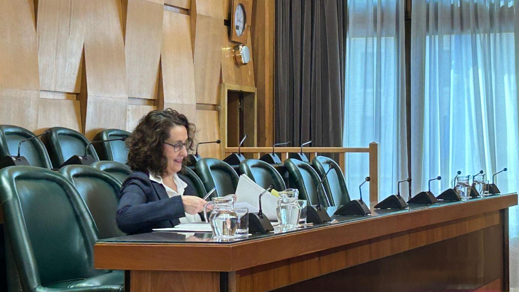 Eva Torres, portavoz adjunta de Vox en el Ayuntamiento de Zaragoza.