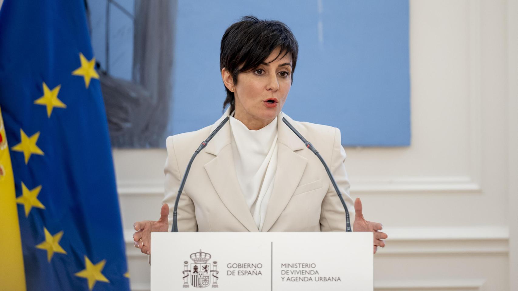 Isabel Rodríguez, ministra de Vivienda y Agenda Urbana.