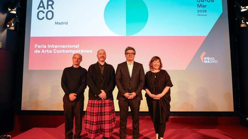 Foto de familia de la presentación de ARCOmadrid