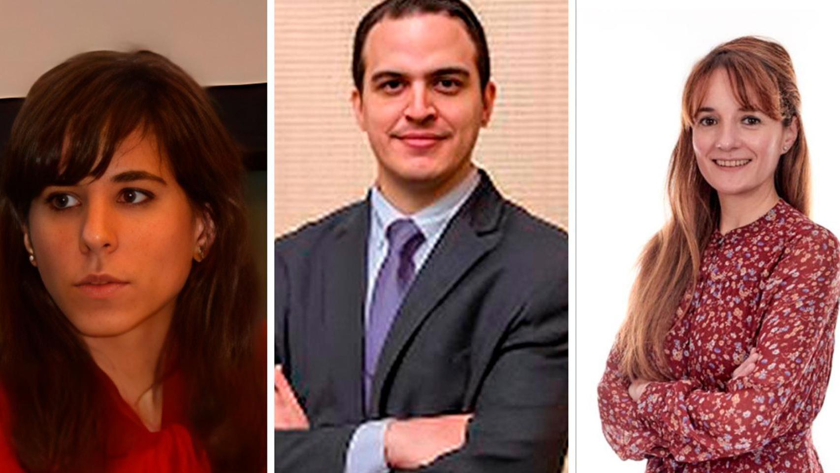 Tres investigadores de la USAL.