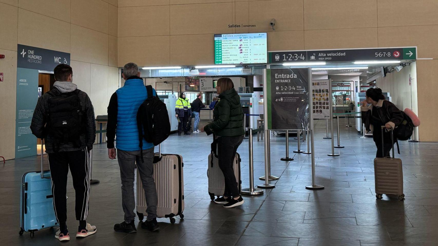 La Estación Delicias de Zaragoza este miércoles