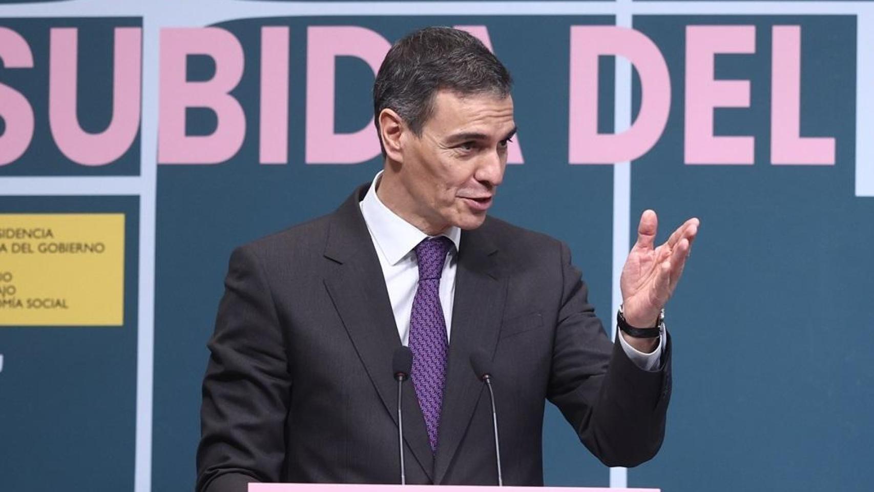 Pedro Sánchez, presidente del Gobierno.