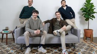 De izquierda a derecha y de arriba a abajo: François Centeno, Ignasi Salat, Albert Ventura-Traveset y Quim Allard (CEO), cofundadores de Iqana.