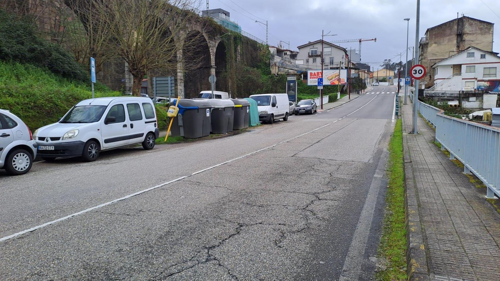 Tramo de la Avenida de Galicia del Concello de Redondela