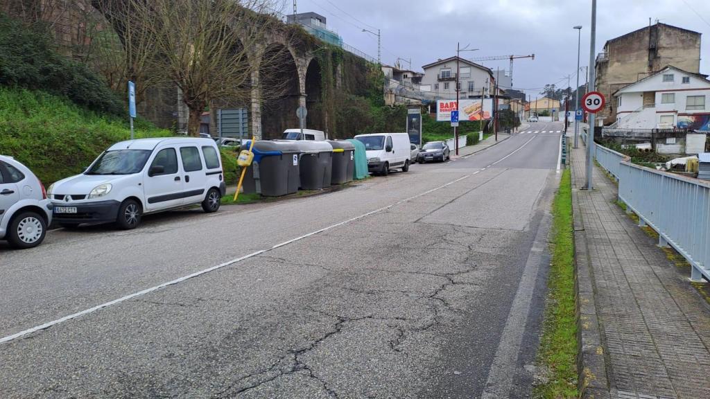 Tramo de la Avenida de Galicia del Concello de Redondela