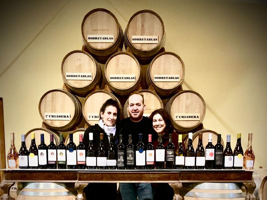 José Manuel con Ana y Marta, parte de su equipo