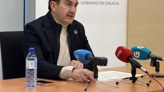 El delegado del Gobierno, Pedro Blanco, en una rueda de prensa. Foto de archivo.