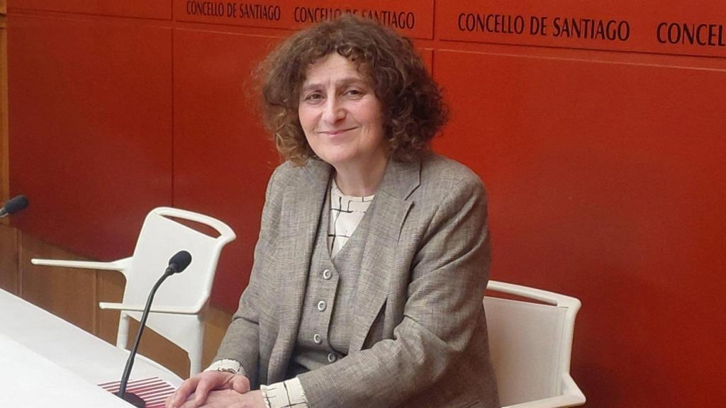 La alcaldesa de Santiago, Goretti Sanmartín.