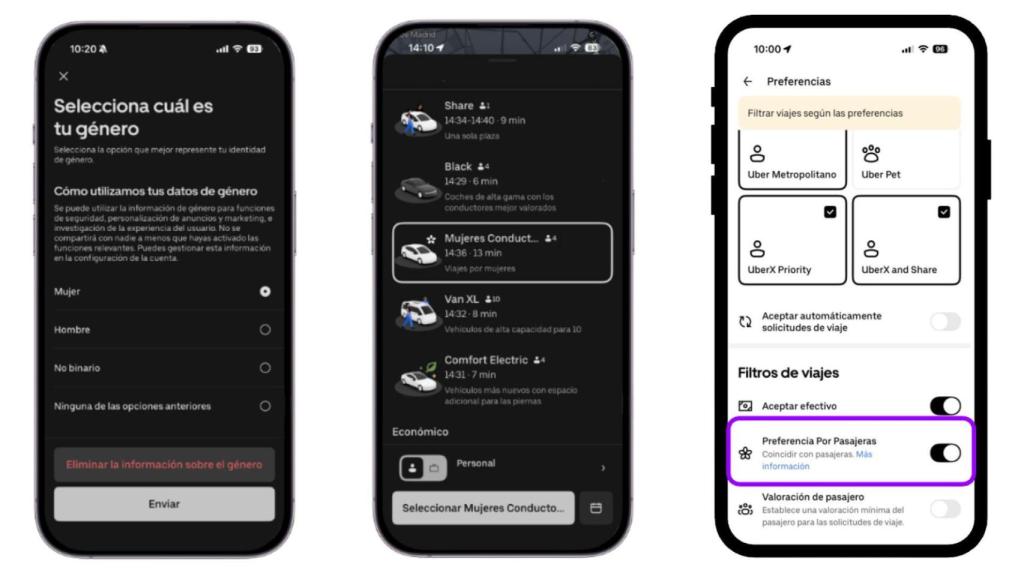 Detalles del funcionamiento de la modalidad.