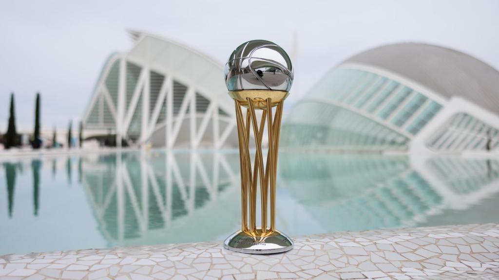 El trofeo de la Copa del Rey en Valencia, sede de la edición de 2026