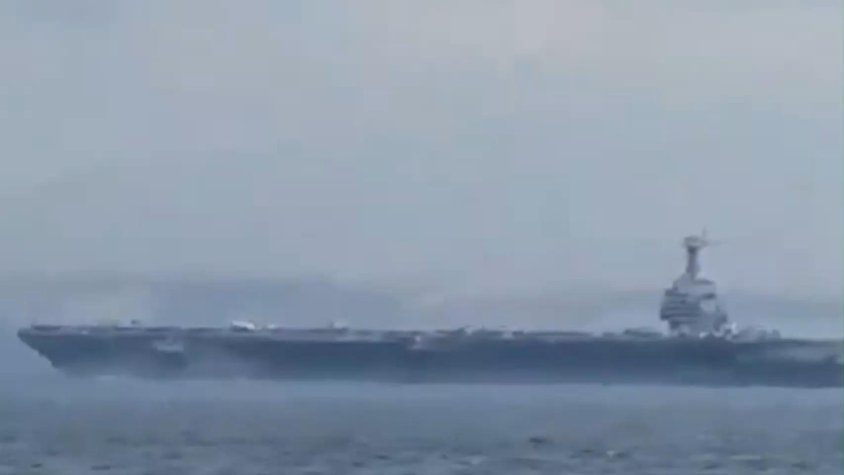 Vídeo | El USS Gerald Ford de EEUU pone rumbo a Oriente Medio