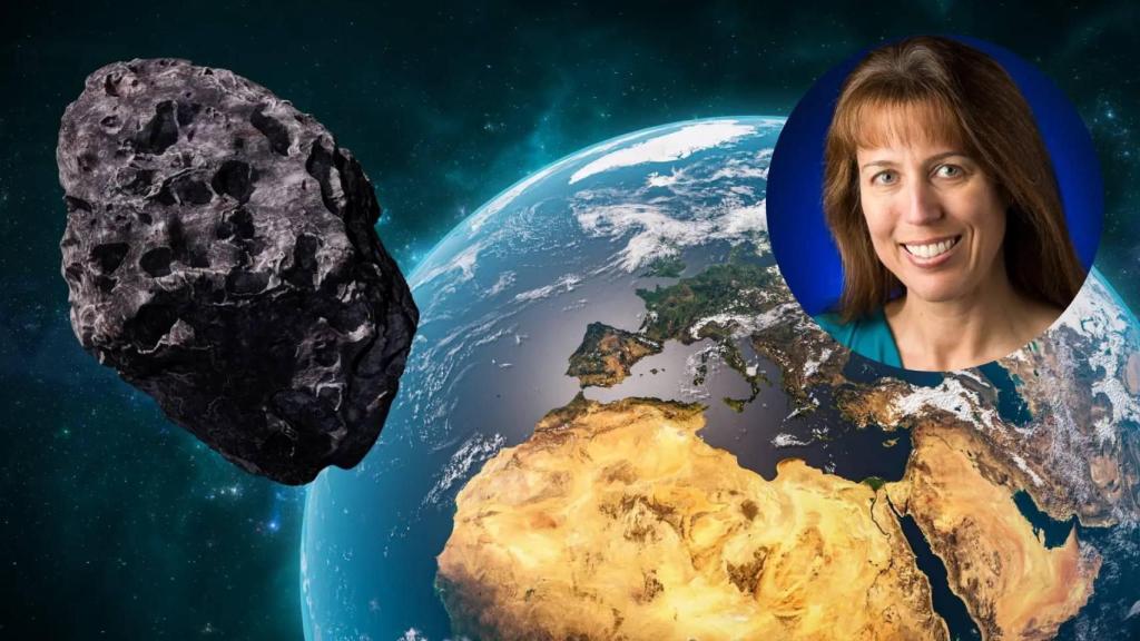 La astrónoma Kelly Fast.