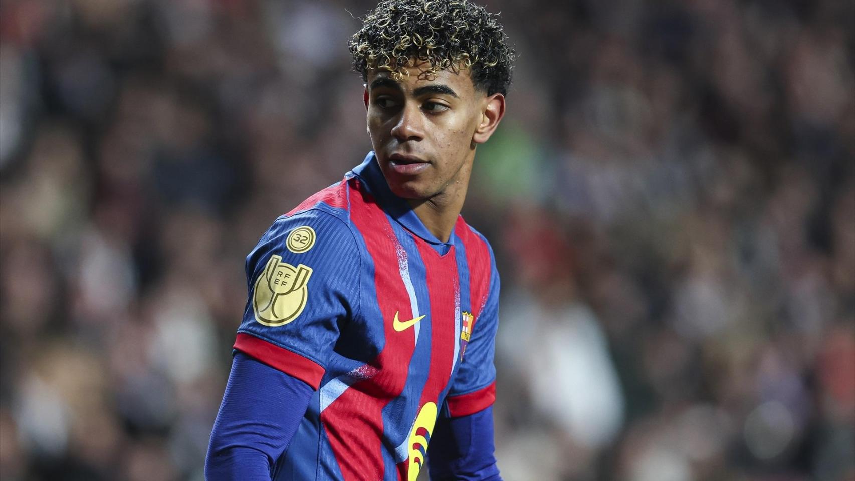 Lamine Yamal, con el FC Barcelona