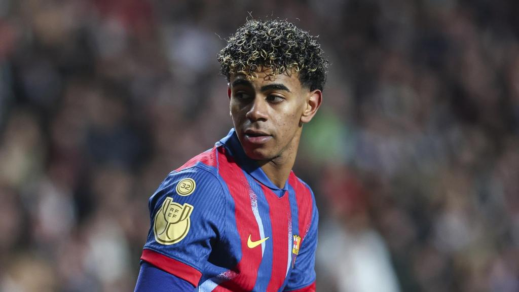 Lamine Yamal, con el FC Barcelona