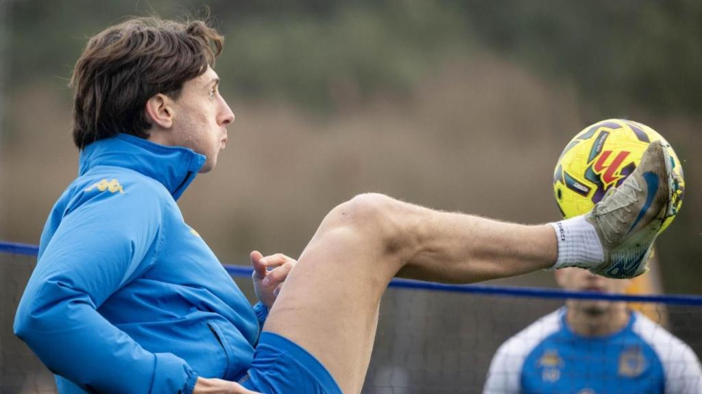Samuele Mulattieri en un entrenamiento