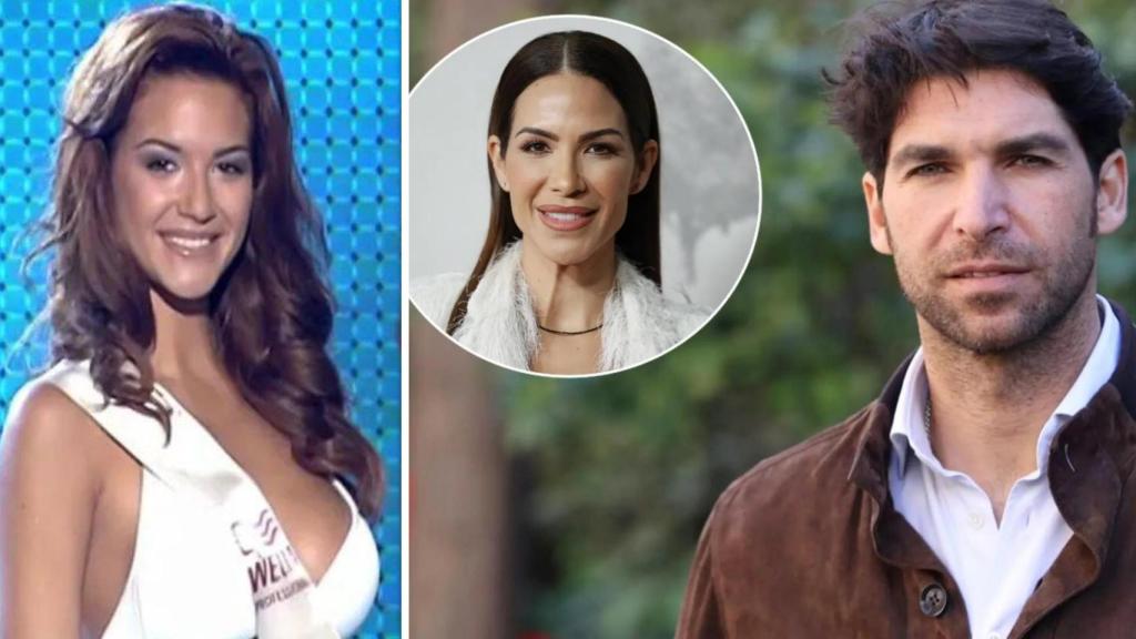 Tamara Gorro en el certamen de Miss Segovia (izq.) y montaje de Tamara Gorro y Cayetano Rivera