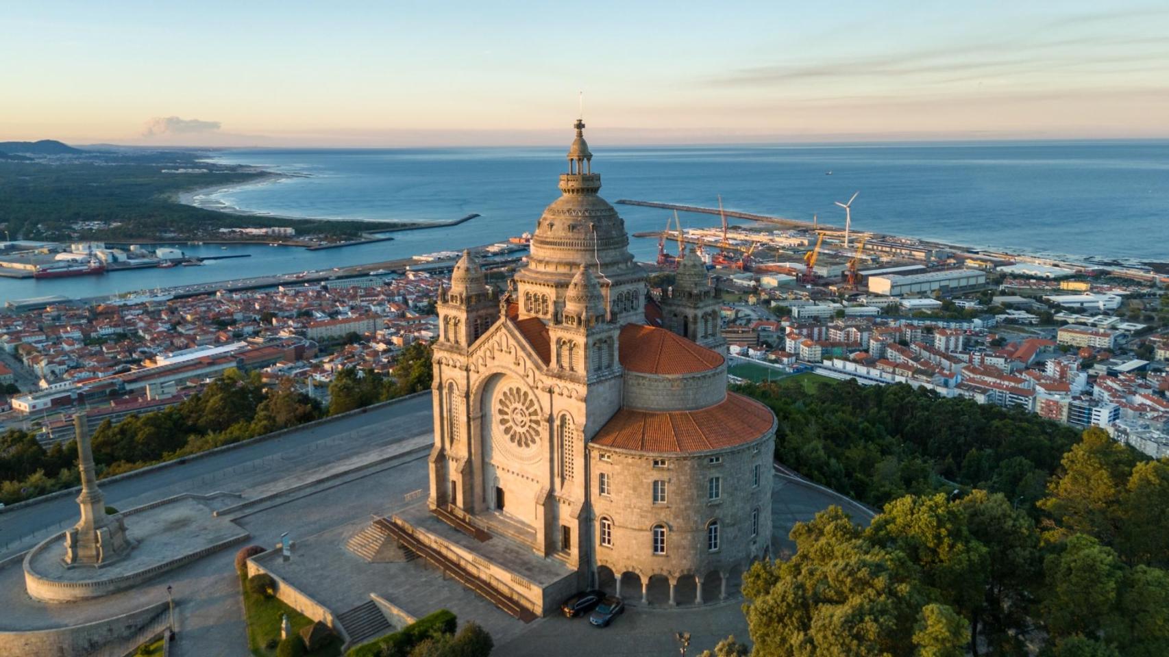 Basílica de Santa Luzia, en Viana do Castelo (Portugal)