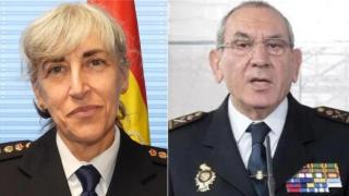 La comisaria Barroso y el ex DAO José Ángel González.