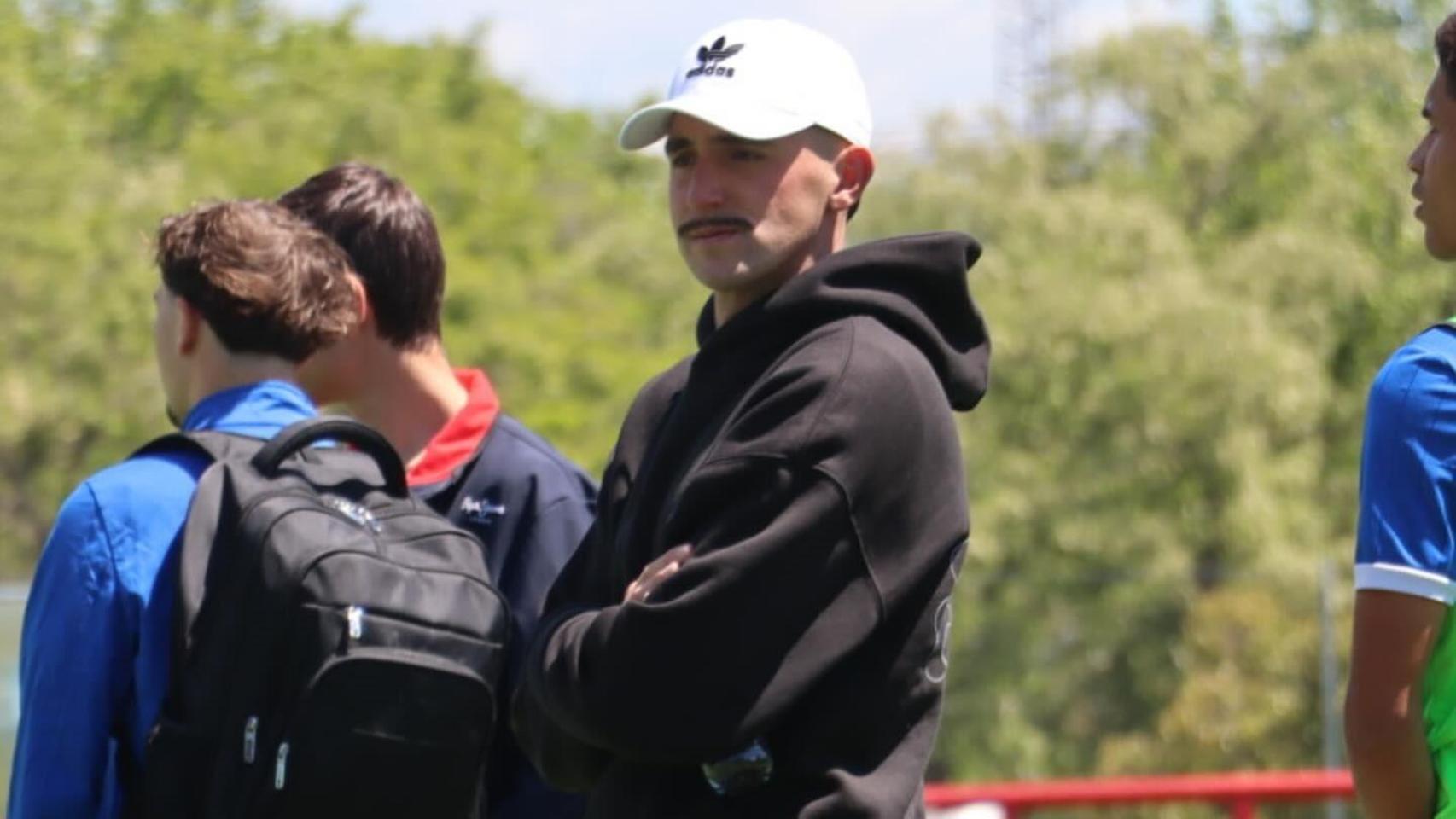 Javier Corral, entrenador del Alevín del CD Guadalajara.