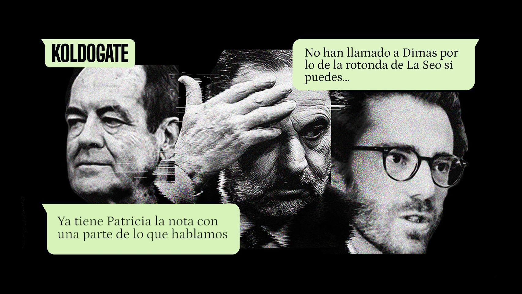 José Bono, Jose Luis Ábalos y Dimas de Andrés.