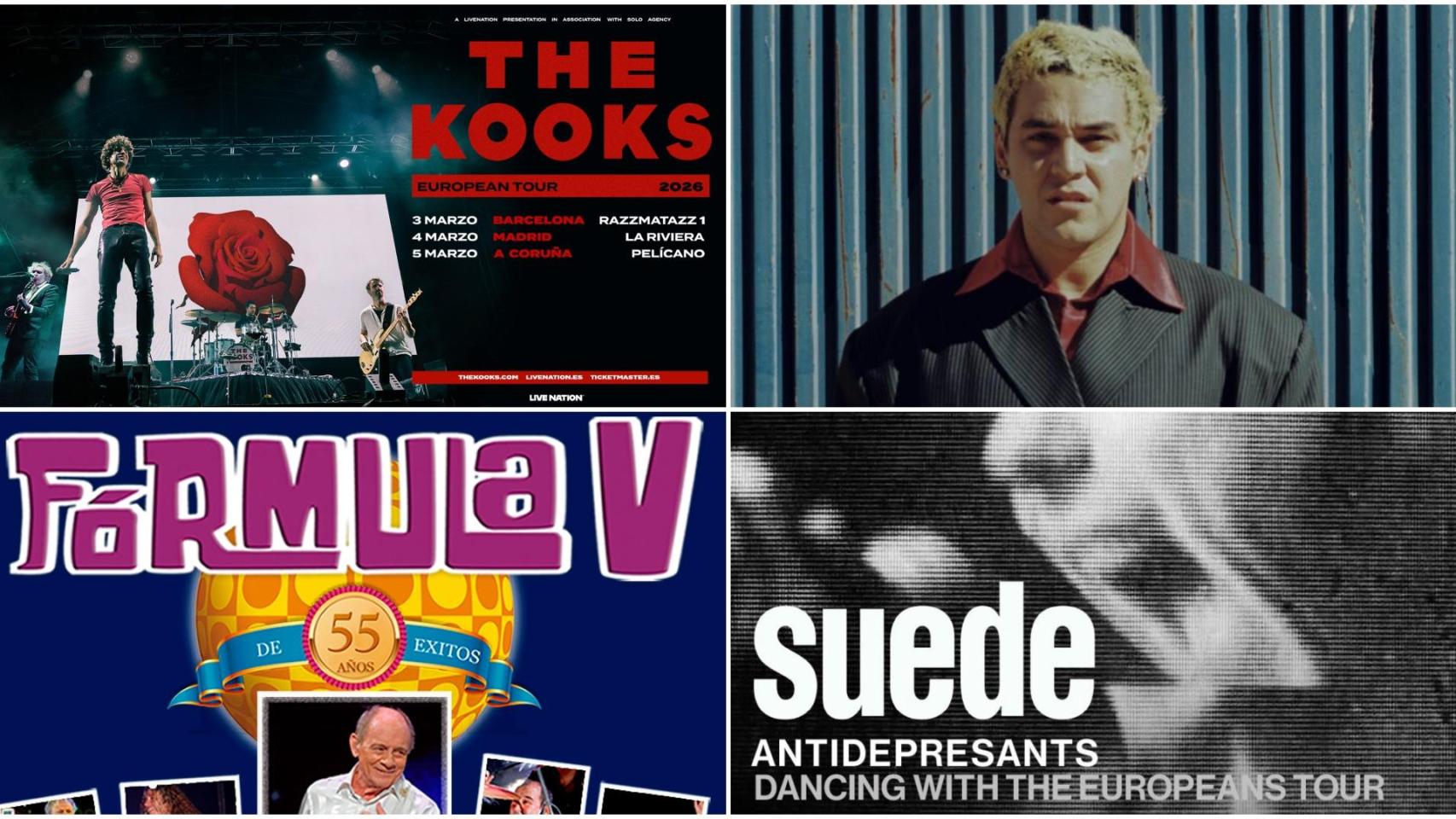 Estos son los grandes conciertos en A Coruña que llenarán de ritmo el mes de marzo 2026