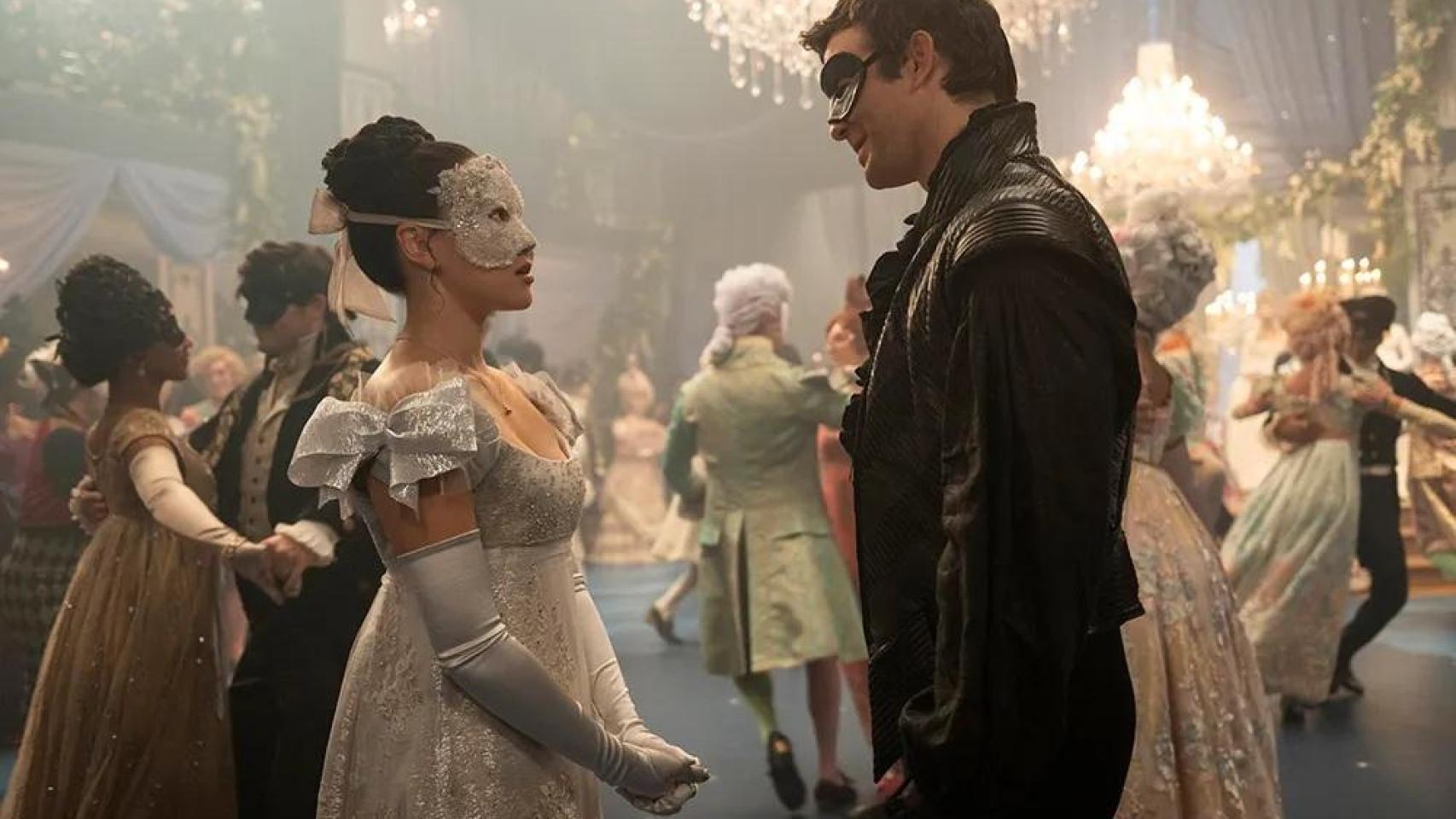 Sophie y Benedict, la pareja protagonista de la cuarta temporada de 'Los Bridgerton'.