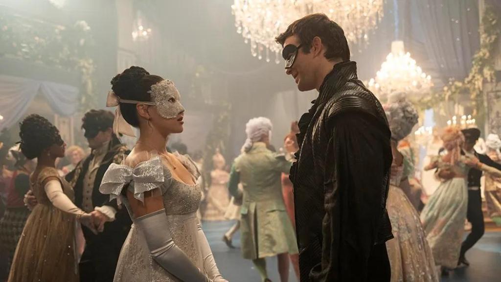 Sophie y Benedict, la pareja protagonista de la cuarta temporada de 'Los Bridgerton'.