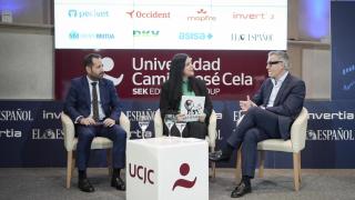 David de Miguel Rato, director general de Inverco; Laura Piedehierro, redactora de Bolsa de EL ESPAÑOL-Invertia y ●	Gregorio Gil de Rozas, director del Observatorio Actuarial de Previsión Social del Centro de Investigación Actuarial de España (CIAE)